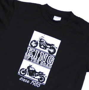 T-Shirt schwarz "Vmax - KING OF THE ROAD since 1985"